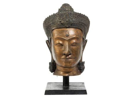 Thailändischer Buddha-Kopf